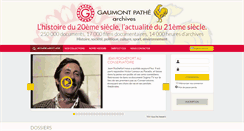 Desktop Screenshot of gaumontpathearchives.com